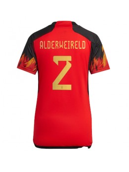Ženski Nogometna dresi replika Belgija Toby Alderweireld #2 Domači SP 2022 Kratek rokav